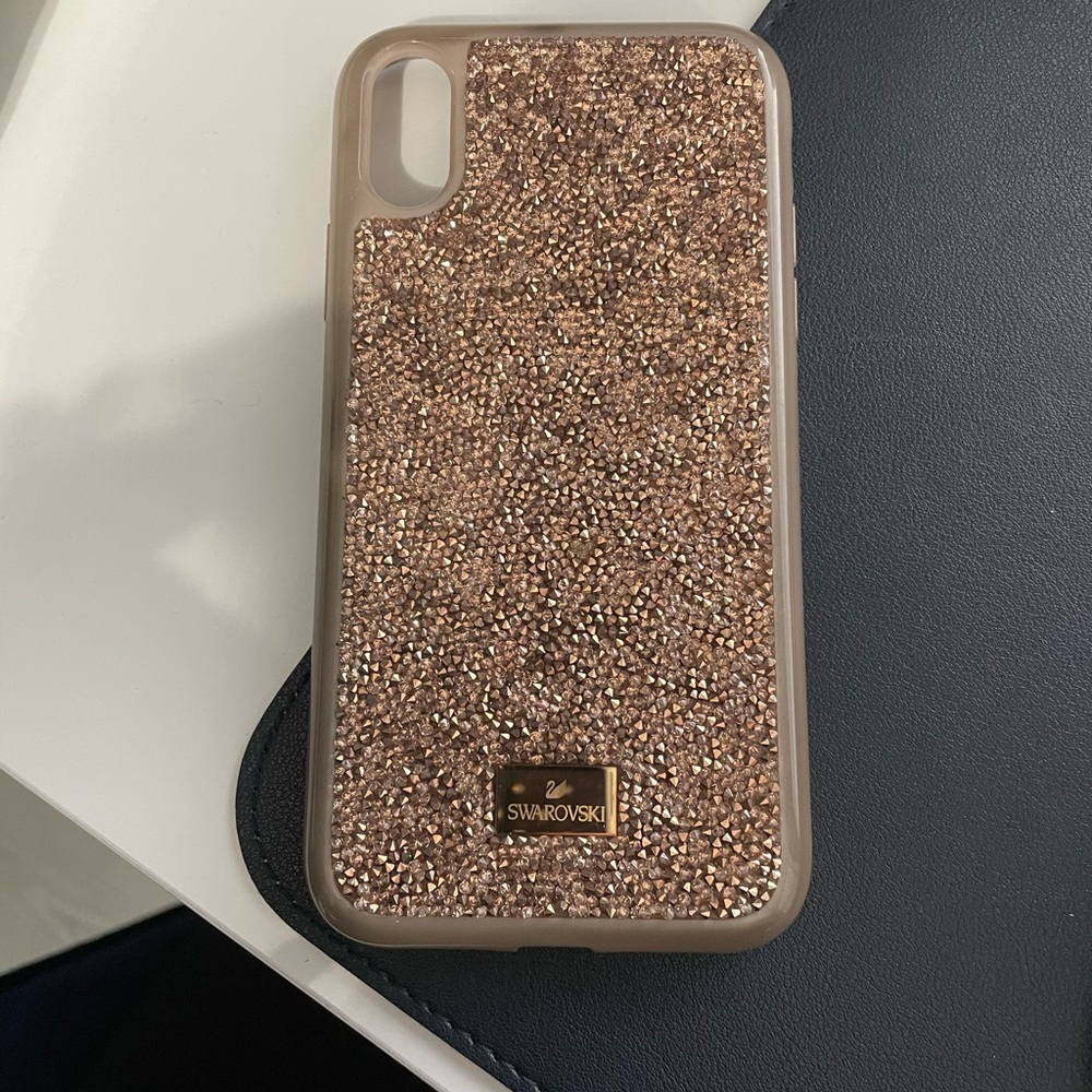 Swarovski iPhone XR Gold Rhinestone Case
